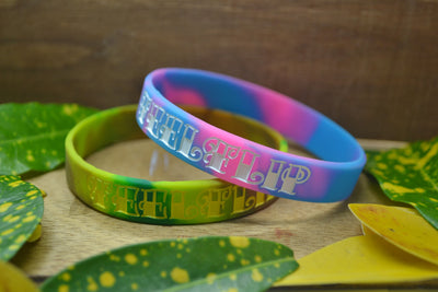 Rubber Message Bracelets for Schools and Teams | Custom Orders in Bulk