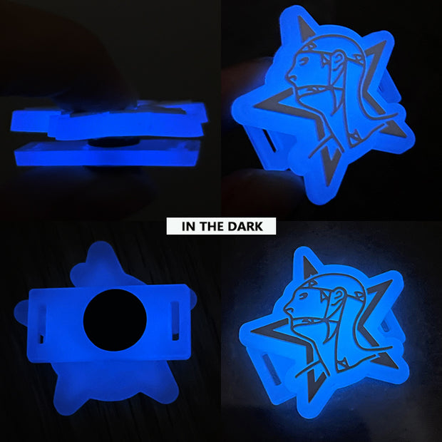 Custom GLOW-IN-THE-DARK versatile Shoe Charms