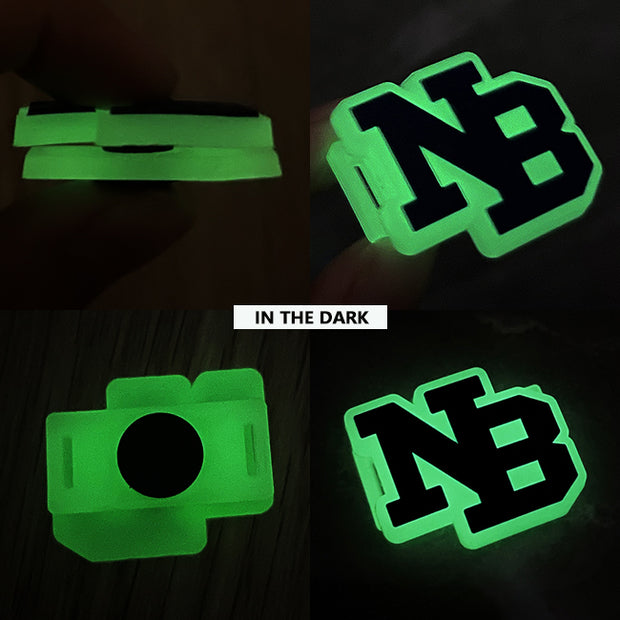 Custom GLOW-IN-THE-DARK versatile Shoe Charms